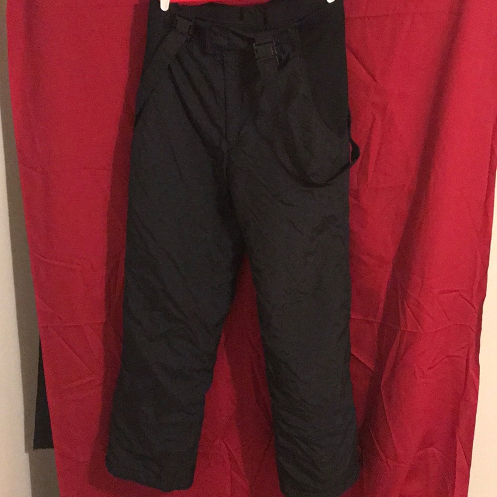 3/$30 CB Sports quilted snow pants with suspenders